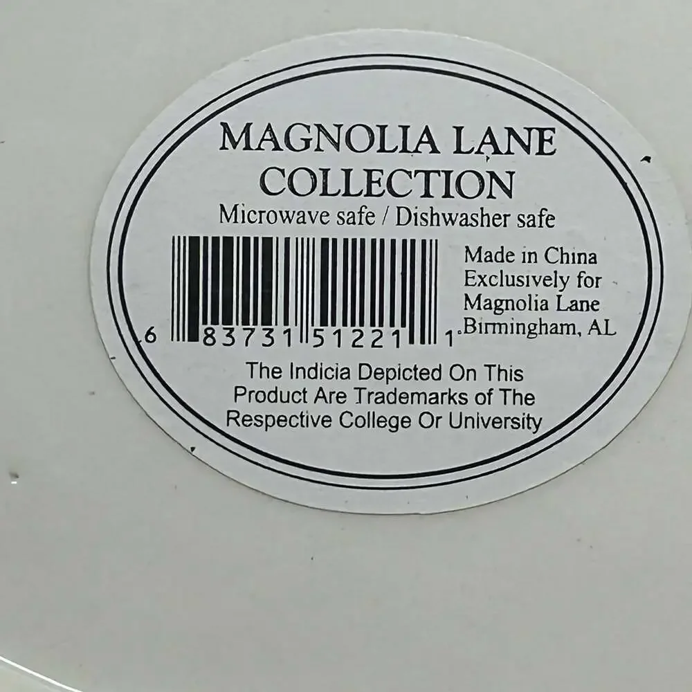 Magnolia Lane Collection University Of Virginia UVA Platter Ceramic Square VTG